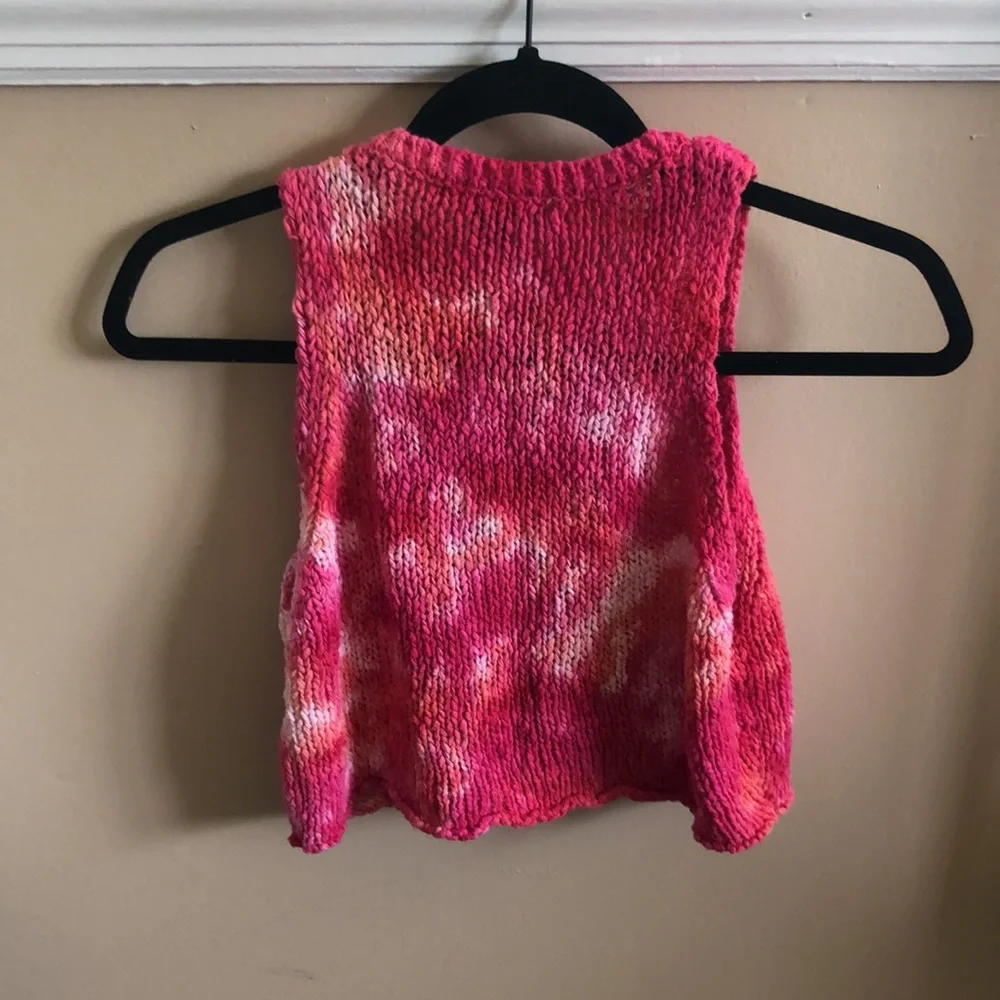 Forever 21 Knit Tie Dye Crop Top - Picture 2 of 4